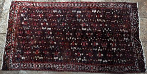 Old or Antique Yomut Turkoman main carpet