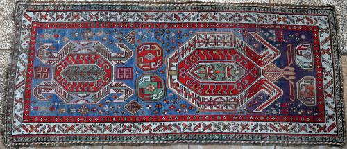 Antique Lenkoran Caucasian Rug