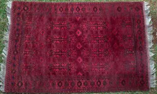 Old Ersari Afghan Charshango Rug