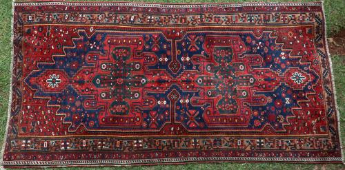 Old Bachtiari tribal Persian rug