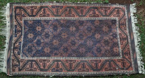 Antique Baluch Afghan Prayer Rug