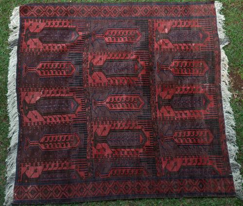 Antique Chakansur Baluch Kalem Doneh Carpet