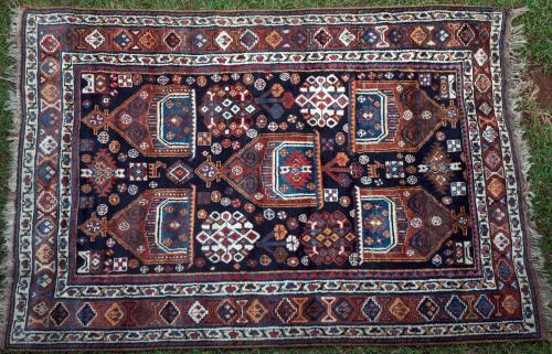 Old Qashqa'i Tribal Persian Rug
