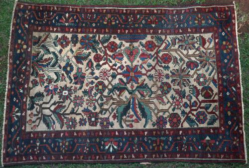 Antique Bachitari Persian rug