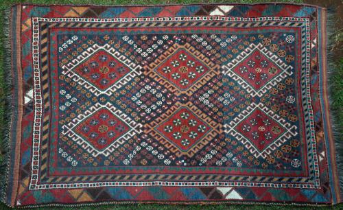 Antique Tribal Qashqa'i Persian Rug