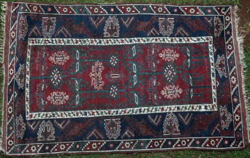 Old Afshar Tribal Persian Rug