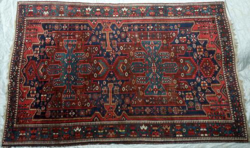 Old Bakhtiari Persian Carpet
