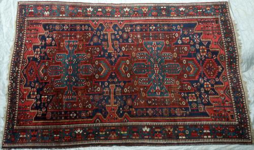 Old Bakhtiari Persian Carpet