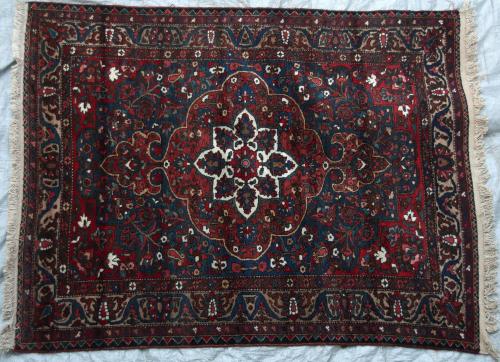 Antique Bakhtiari Persian Tribal Rug