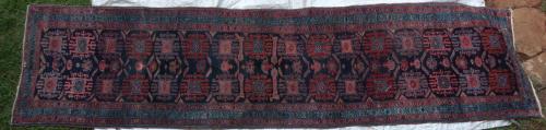 Antique Malayer Persian Runner hand-spun wool natural dyes