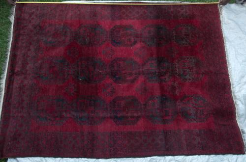 Golden Afghan Taghan Ersari Tribe Afghanistan Carpet