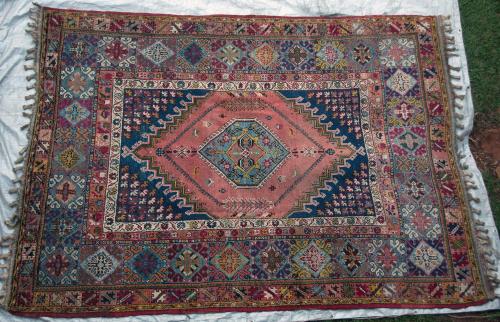 Antique Morrocan Rabat Carpet