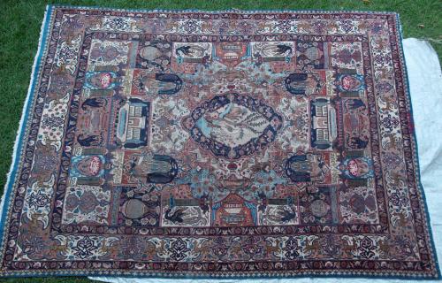 Antique Kashmar Persian Carpet