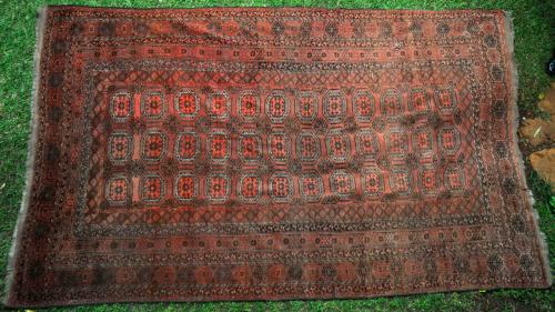Antique Kizilayak Turkoman Afghan main carpet