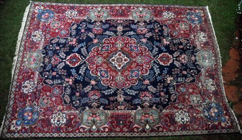 Antique Mashad or Khorassan palace-size carpet