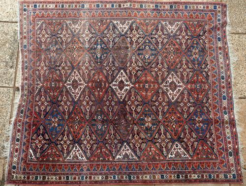 Antique Afshar Persian tribal rug