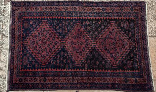 Old Kurdish Khorasan Persian Rug